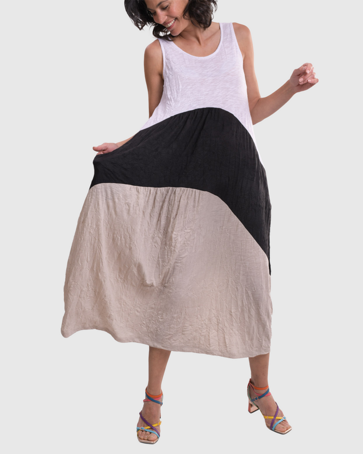 Breeze Crinkle Maxi Dress, Multi