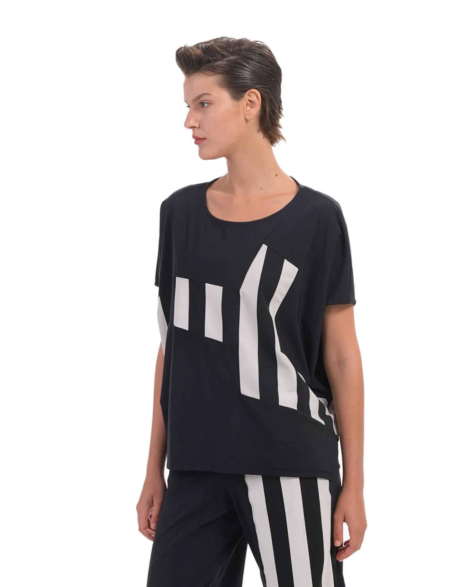 Tekbika Belinda Hi-Lo Tunic Top, Multi