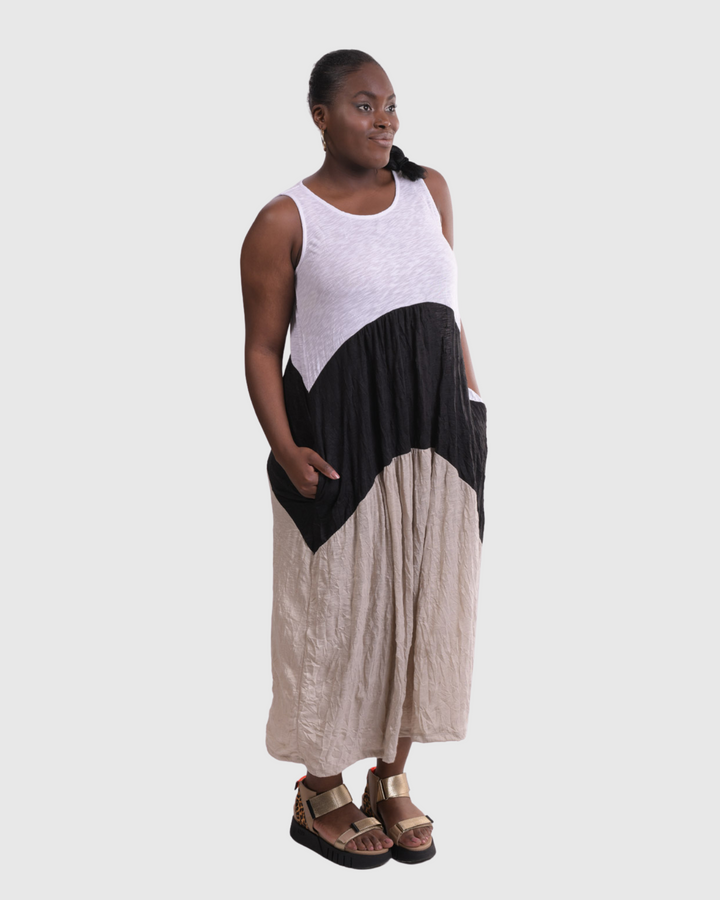 Breeze Crinkle Maxi Dress, Multi