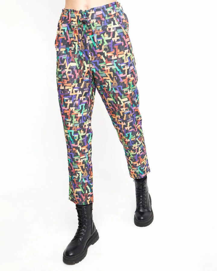 Ozai N Ku Crop Pants, Pink Joy