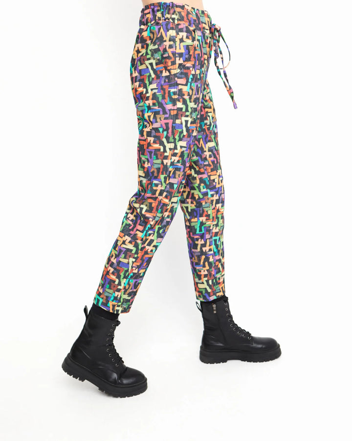 Ozai N Ku Crop Pants, Pink Joy