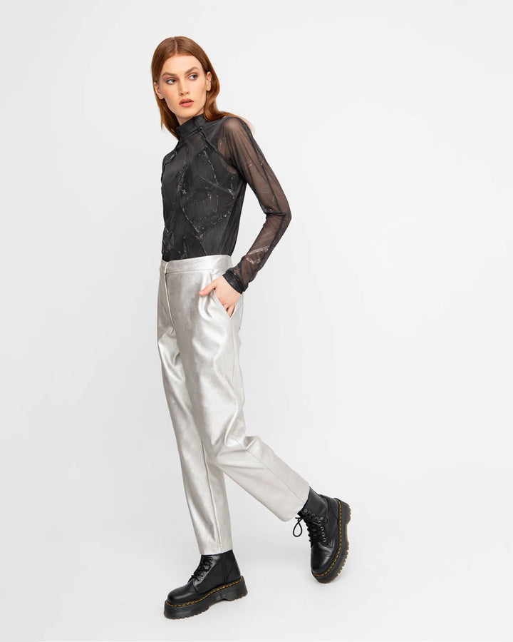 Ozai N Ku Metallic Pants, Gloss