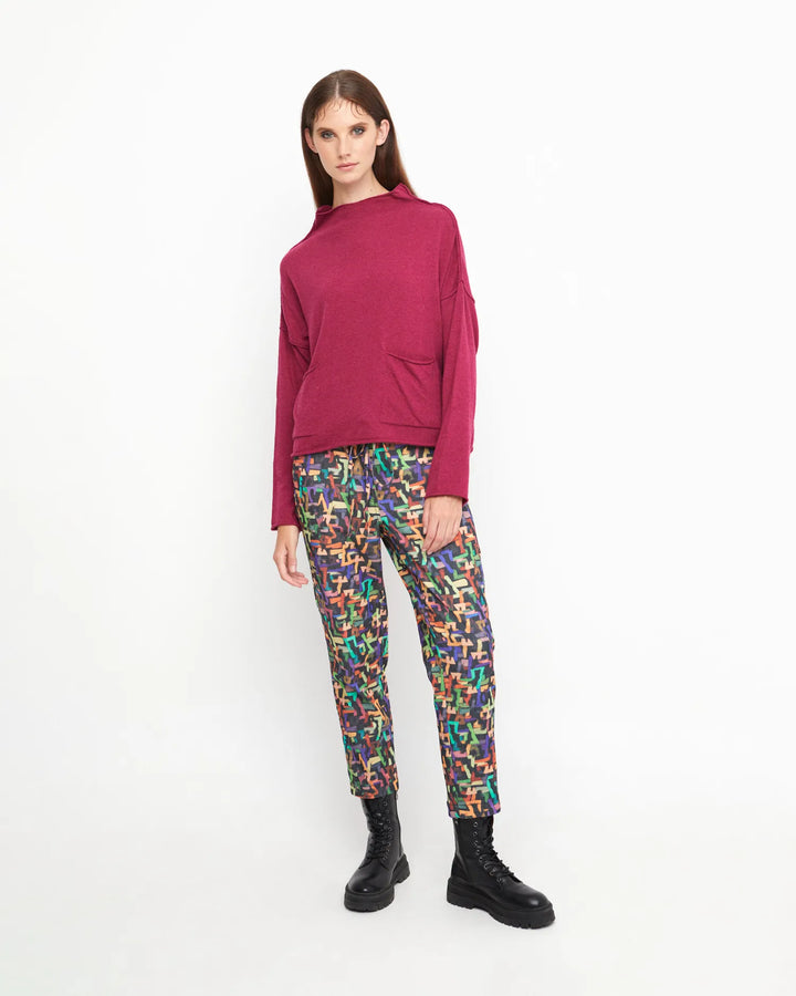 Ozai N Ku Crop Pants, Pink Joy