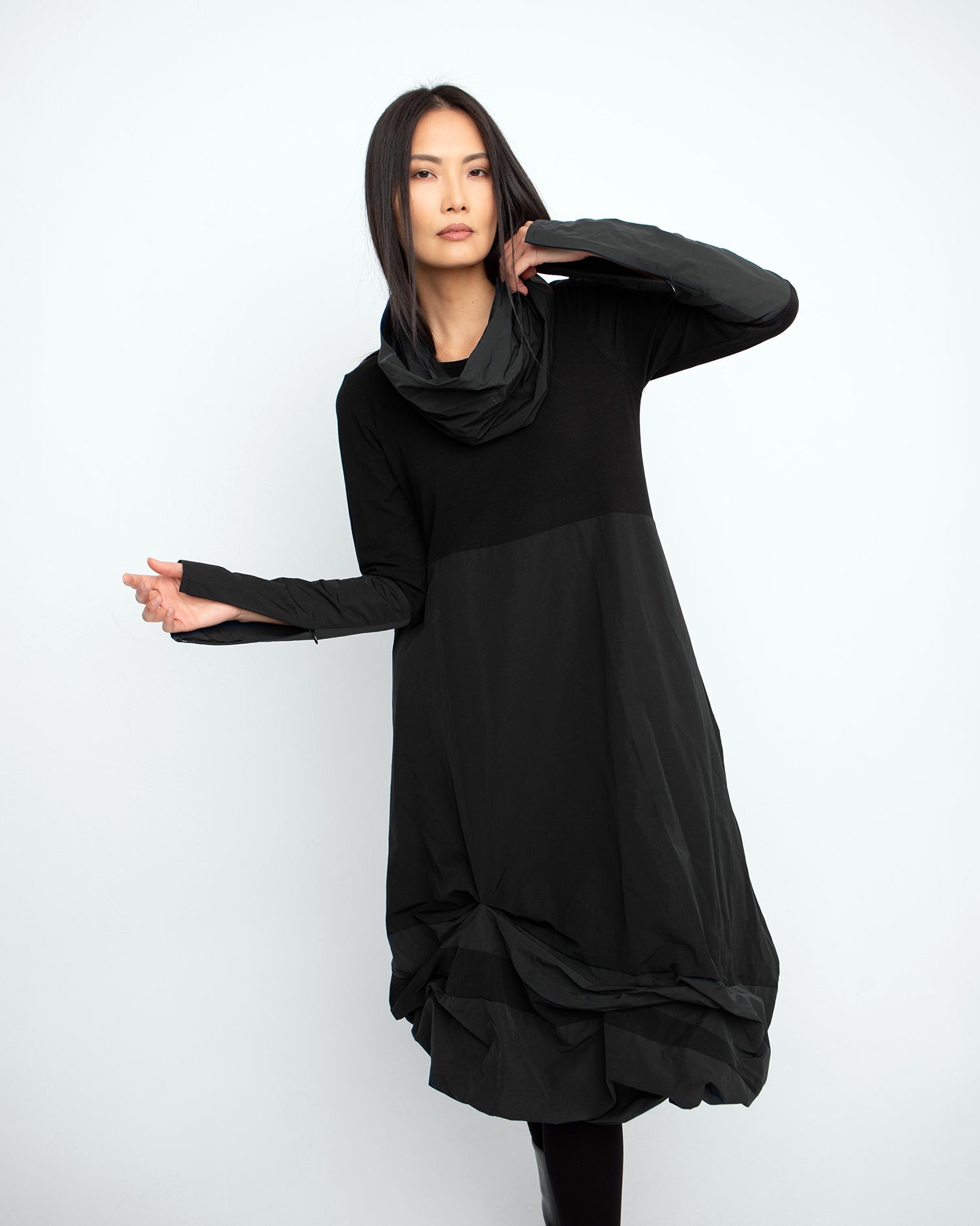 Ozai N Ku Alkaline Dress, Black – Alembika U.S.
