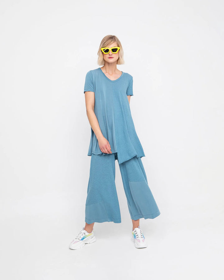 Ozai N Ku Cropped Wide Leg Pants, Azure