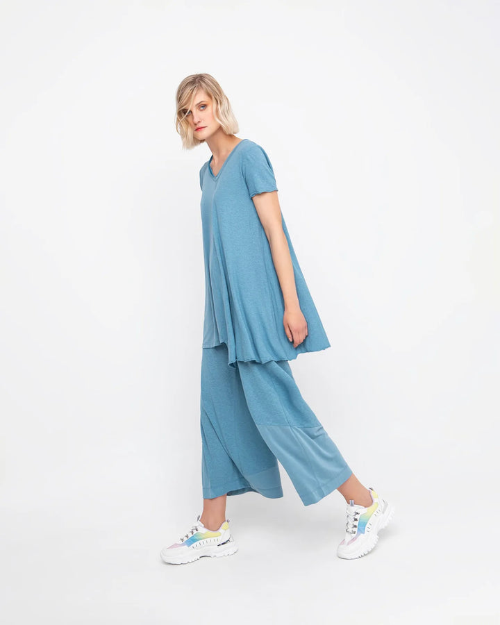 Ozai N Ku Cropped Wide Leg Pants, Azure