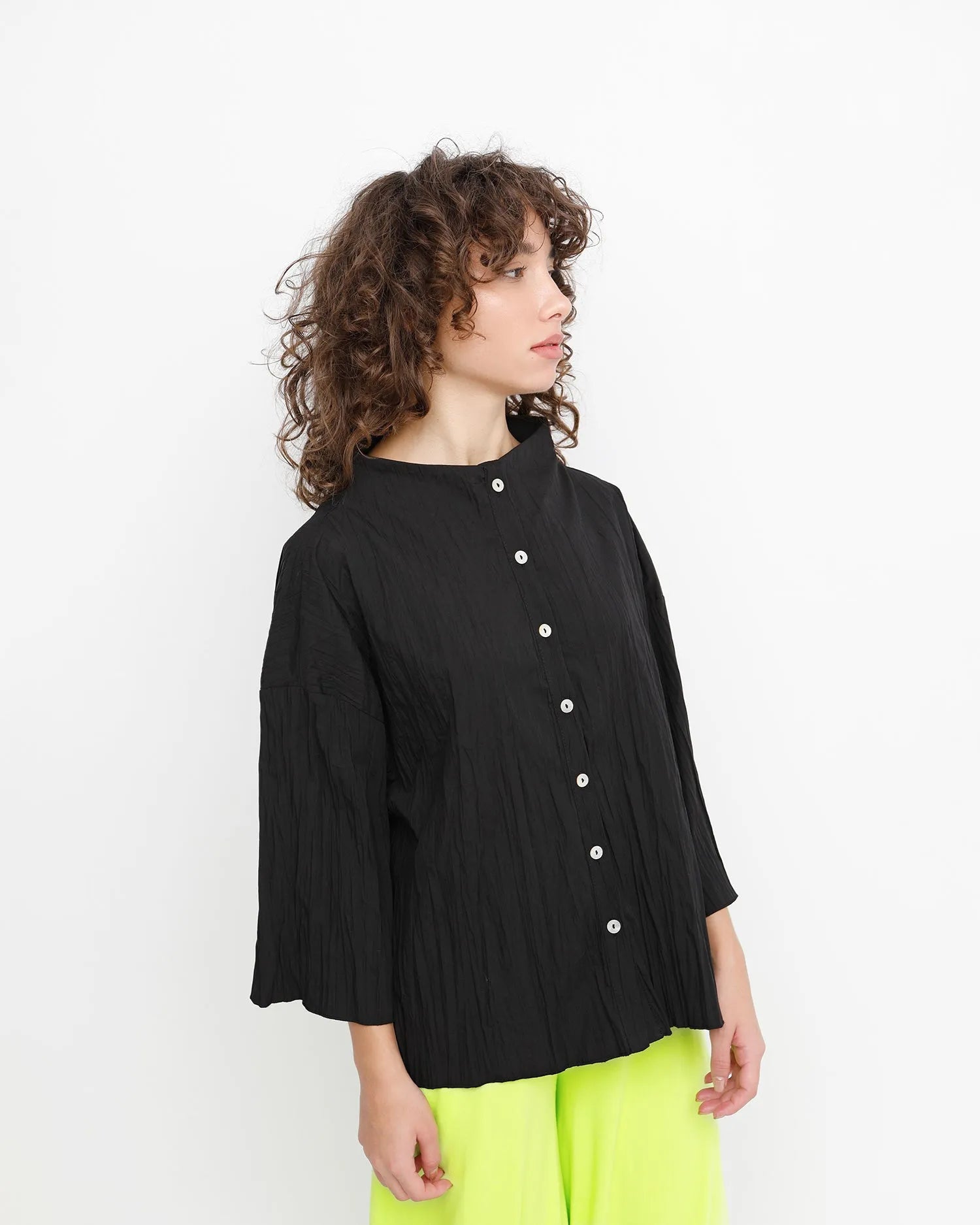 Ozai N Ku Zenith Funnel Tunic, Black