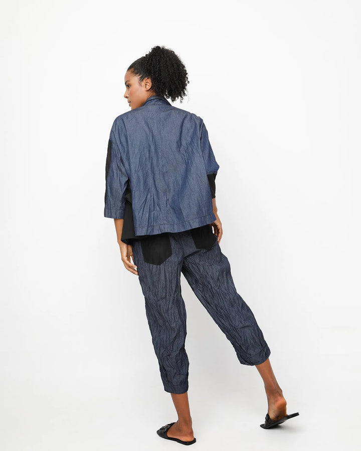 Ozai N Ku Corfu Barrel Leg Pants, Denim