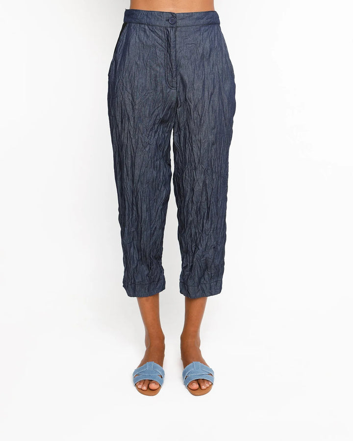 Ozai N Ku Corfu Barrel Leg Pants, Denim