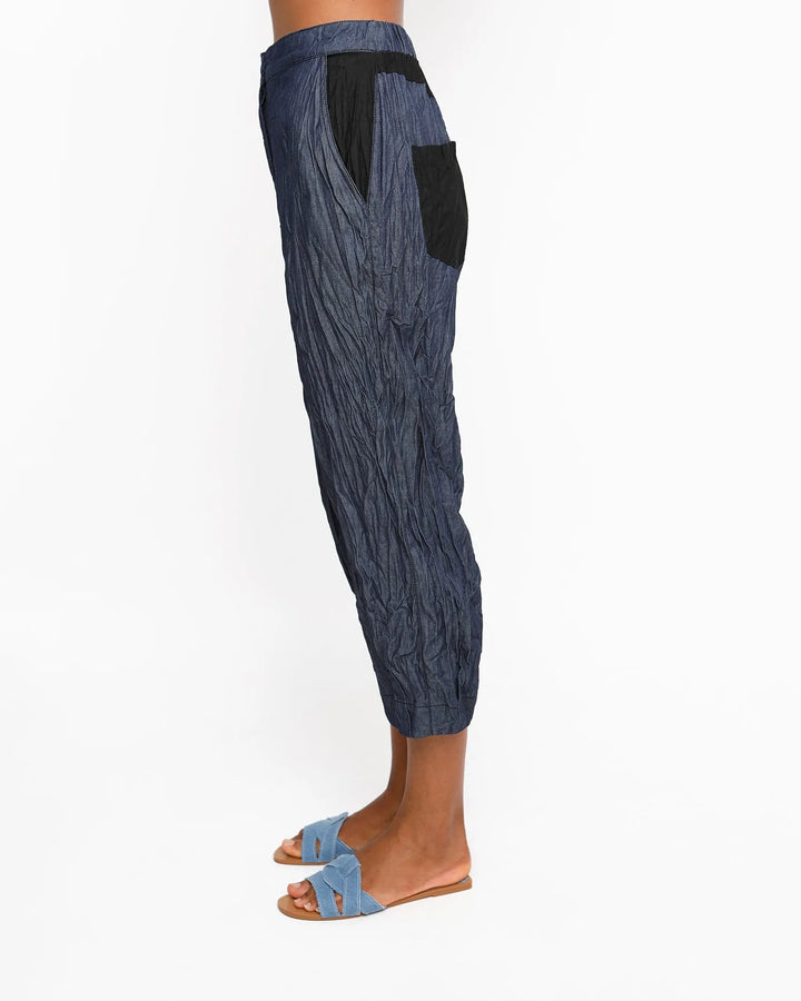 Ozai N Ku Corfu Barrel Leg Pants, Denim