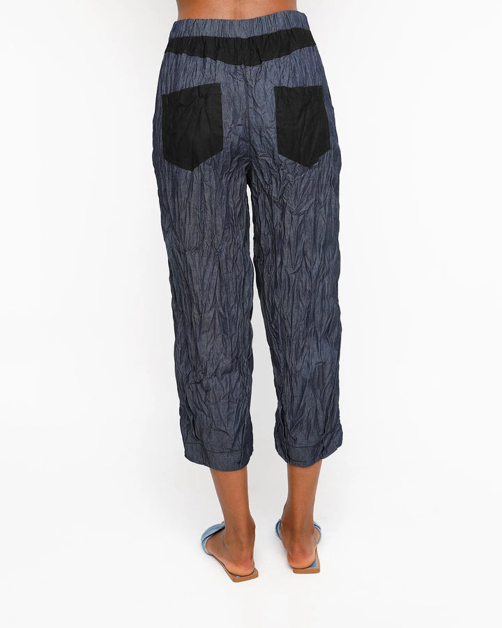 Ozai N Ku Corfu Barrel Leg Pants, Denim