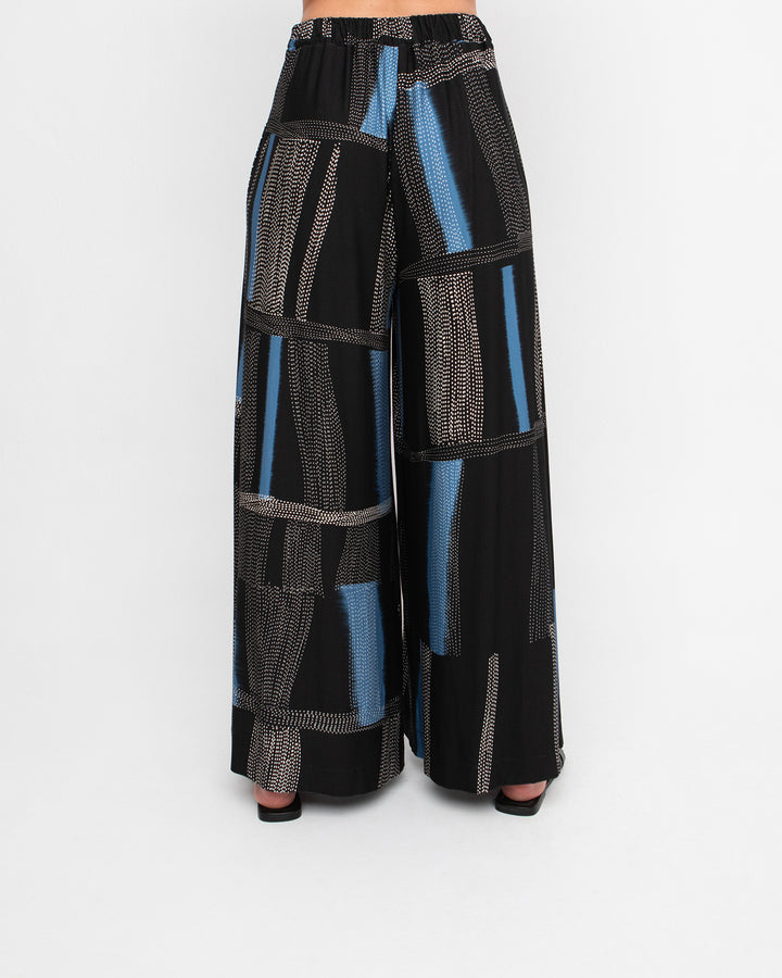 Ozai N Ku Tahiti Palazzo Pants, Blue