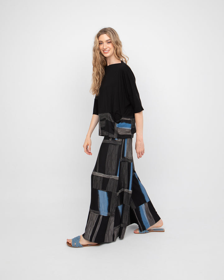 Ozai N Ku Tahiti Palazzo Pants, Blue