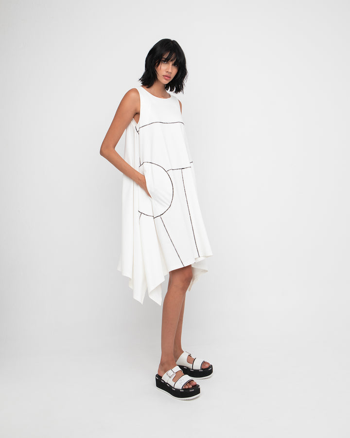 Ozai N Ku Greco Dress, White