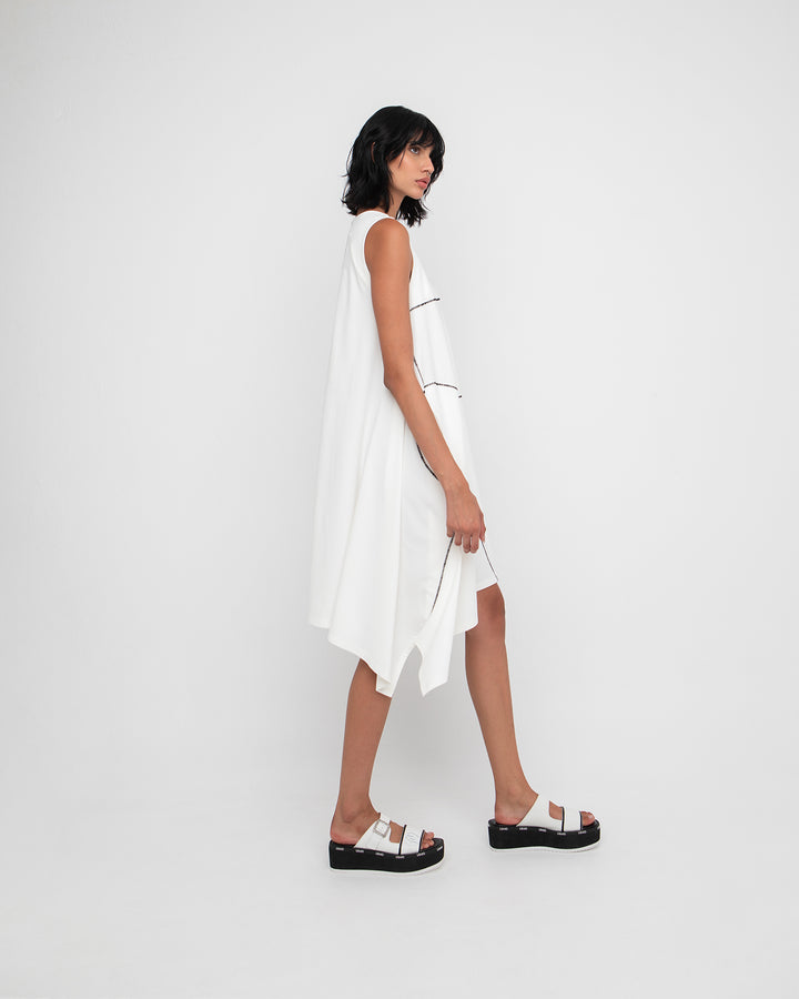 Ozai N Ku Greco Dress, White