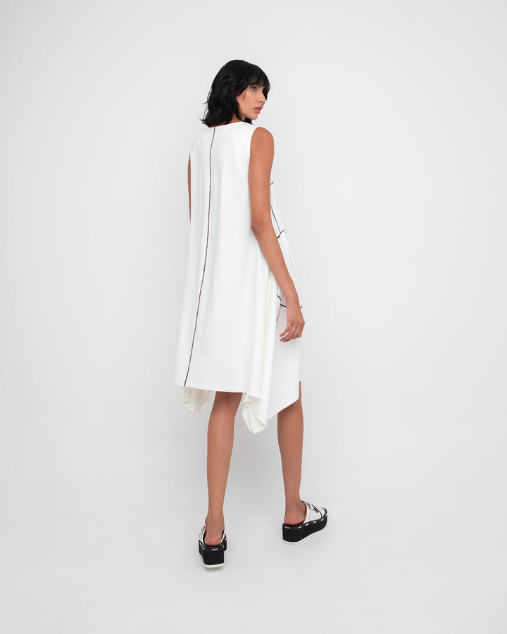 Ozai N Ku Greco Dress, White