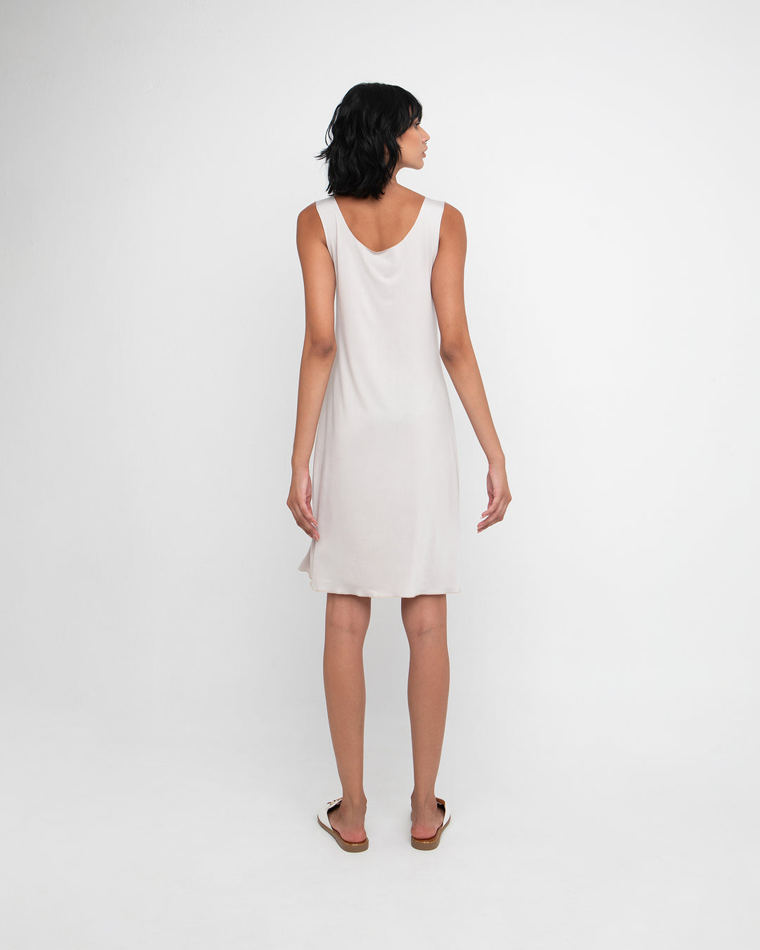Ozai N Ku Slip Dress, Cream