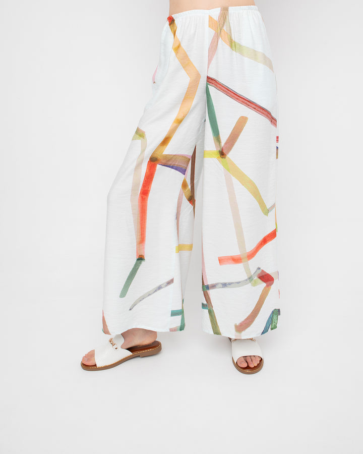 Ozai N Ku Lounge Pants, Trip White