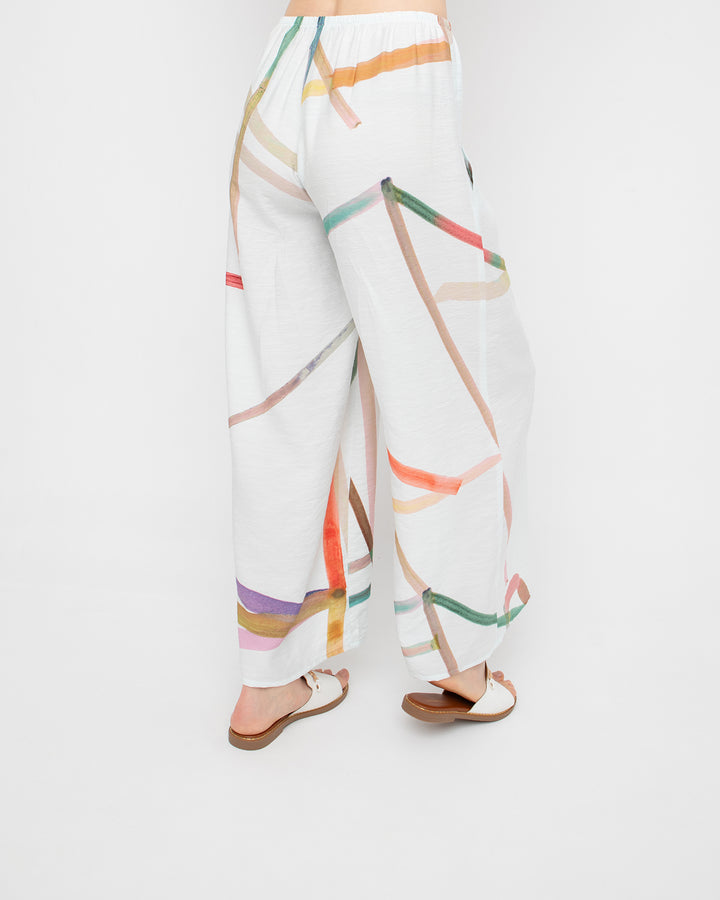 Ozai N Ku Lounge Pants, Trip White