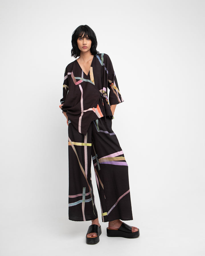 Ozai N Ku Lounge Pants, Trip Black