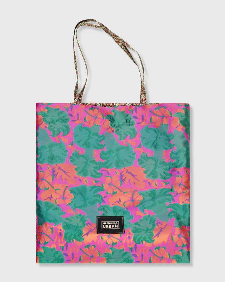 The Everything Tote Bag, Pink Flower