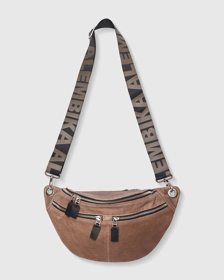On-the-Go Large Sling Bag, Wood