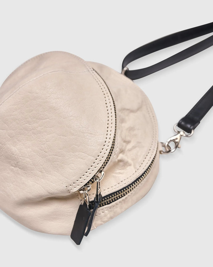 Circle Canteen Bag, Ivory