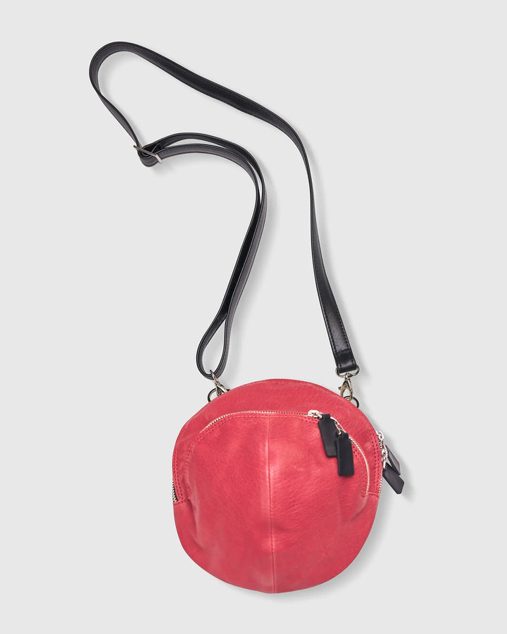 Circle Canteen Bag, Vermillion
