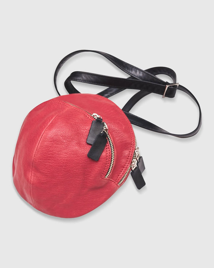 Circle Canteen Bag, Vermillion