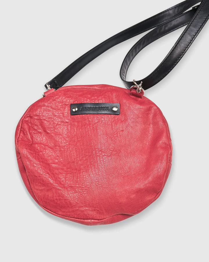 Circle Canteen Bag, Vermillion