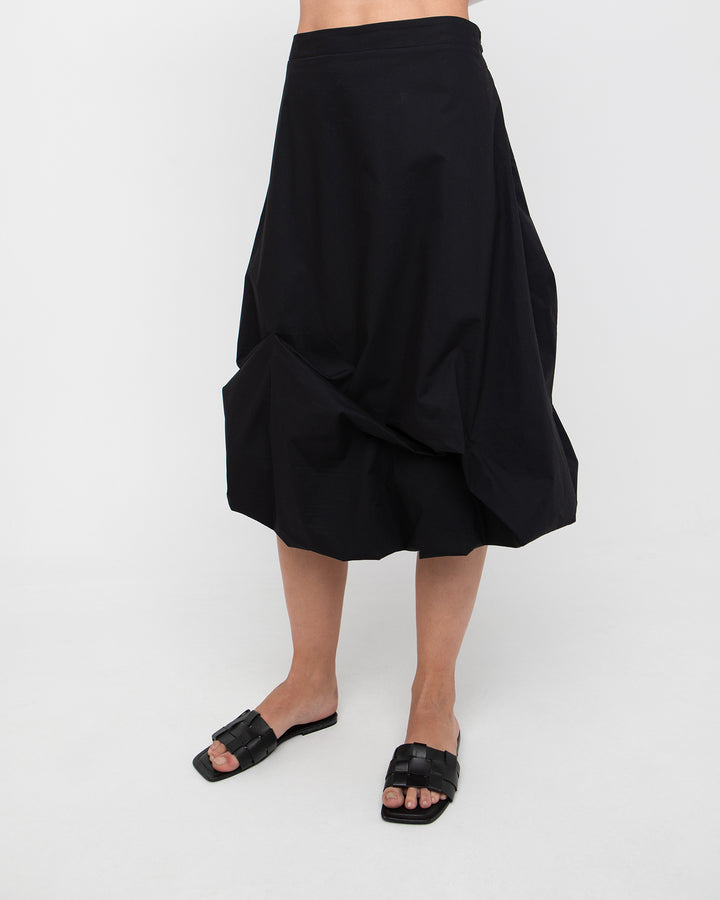 Ozai N Ku Cloud Cotton Skirt, Black
