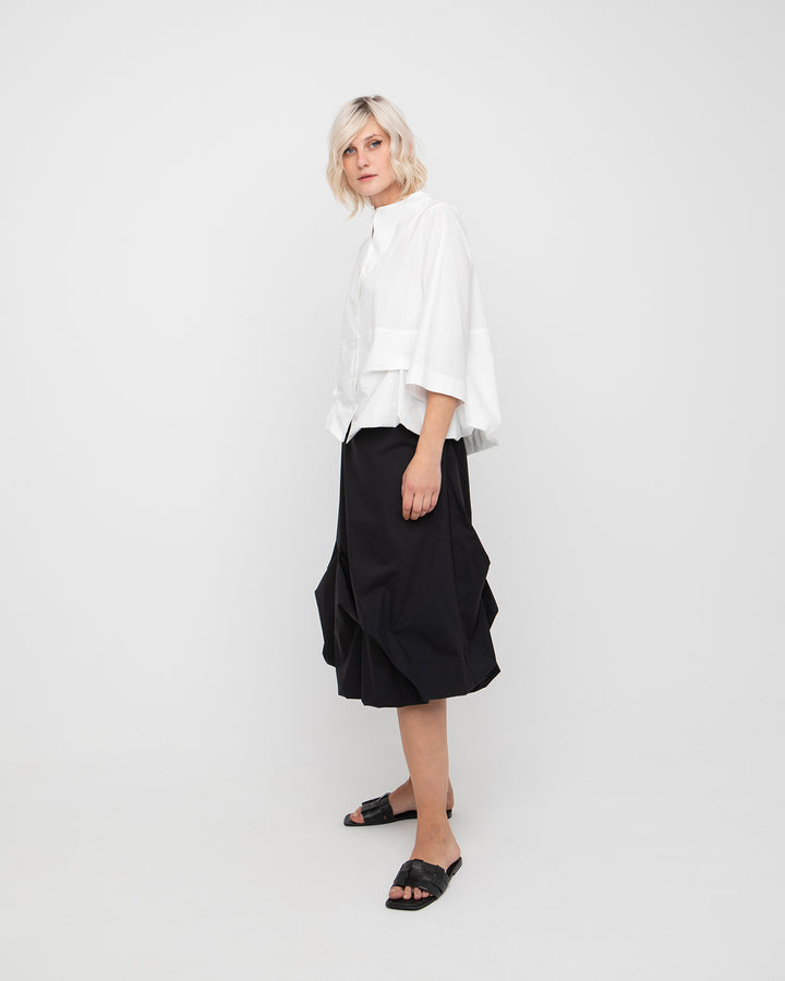 Ozai N Ku Cloud Cotton Skirt, Black