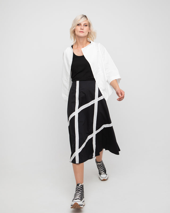 Ozai N Ku Ribbon Skirt, Black