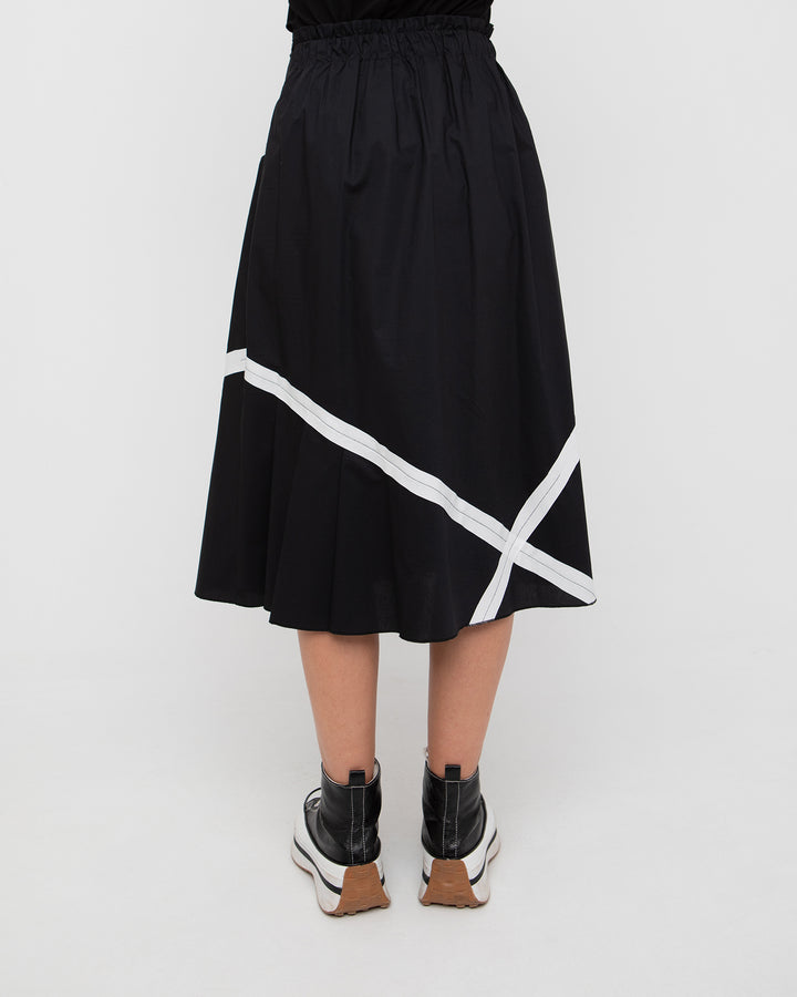 Ozai N Ku Ribbon Skirt, Black