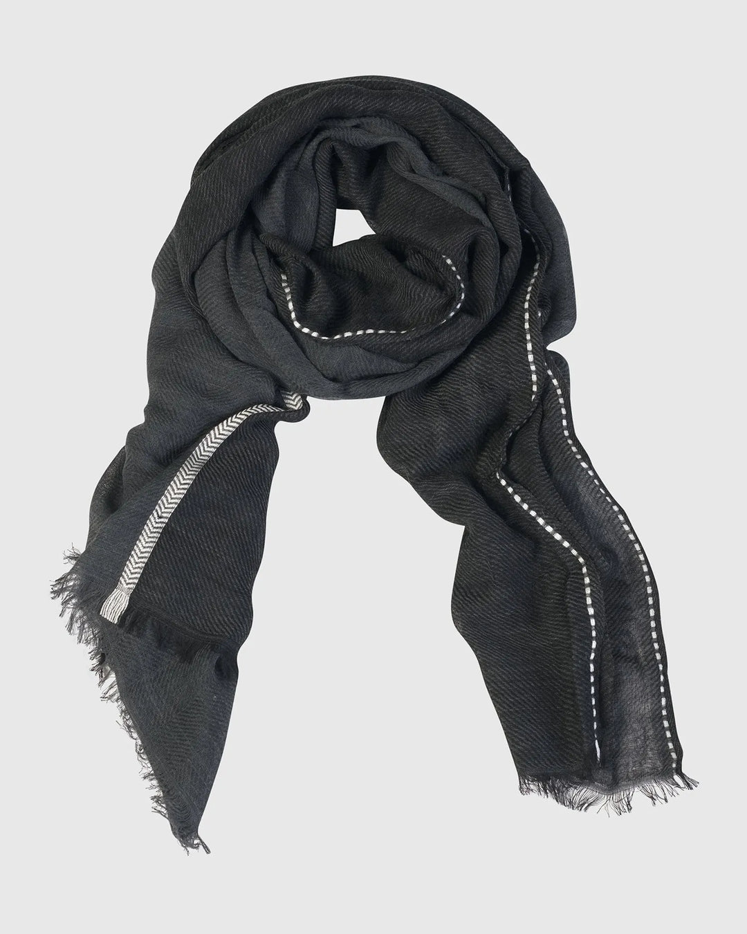 Speakeasy Scarf, Charcoal