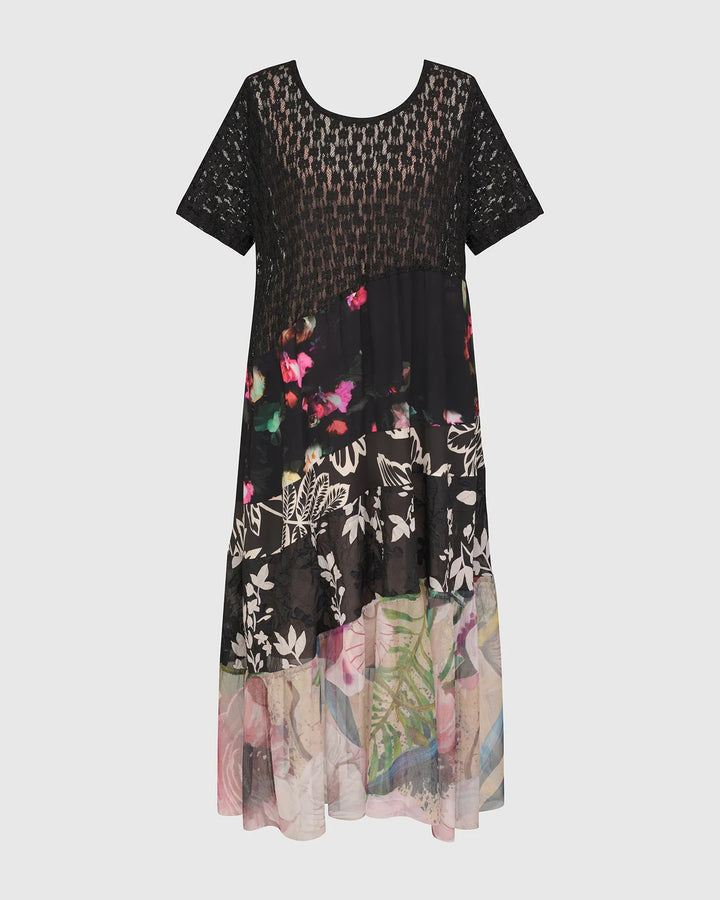 ADALINE TIERED MAXI DRESS, FLORAL