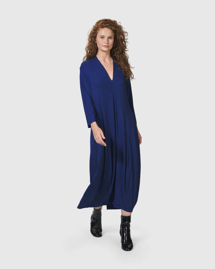 Essential Cocoon Dress, Royal Blue