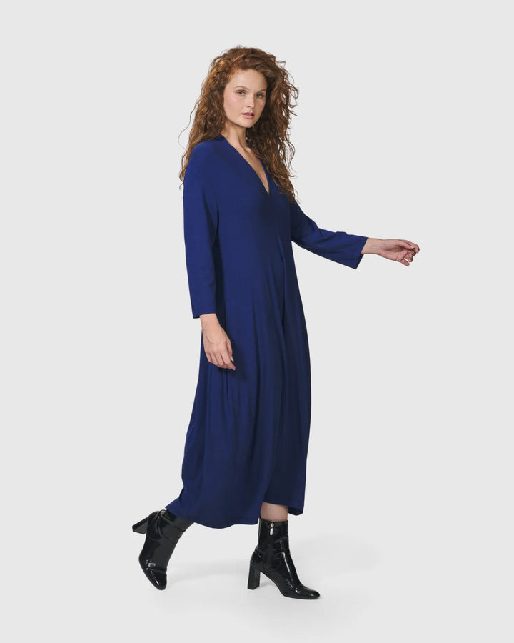 Essential Cocoon Dress, Royal Blue