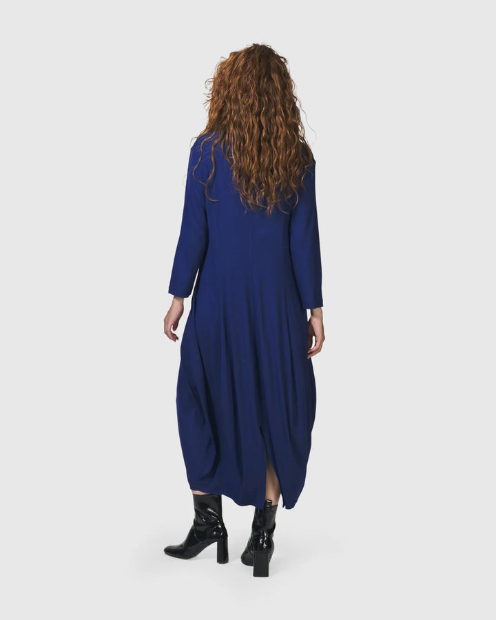 Essential Cocoon Dress, Royal Blue