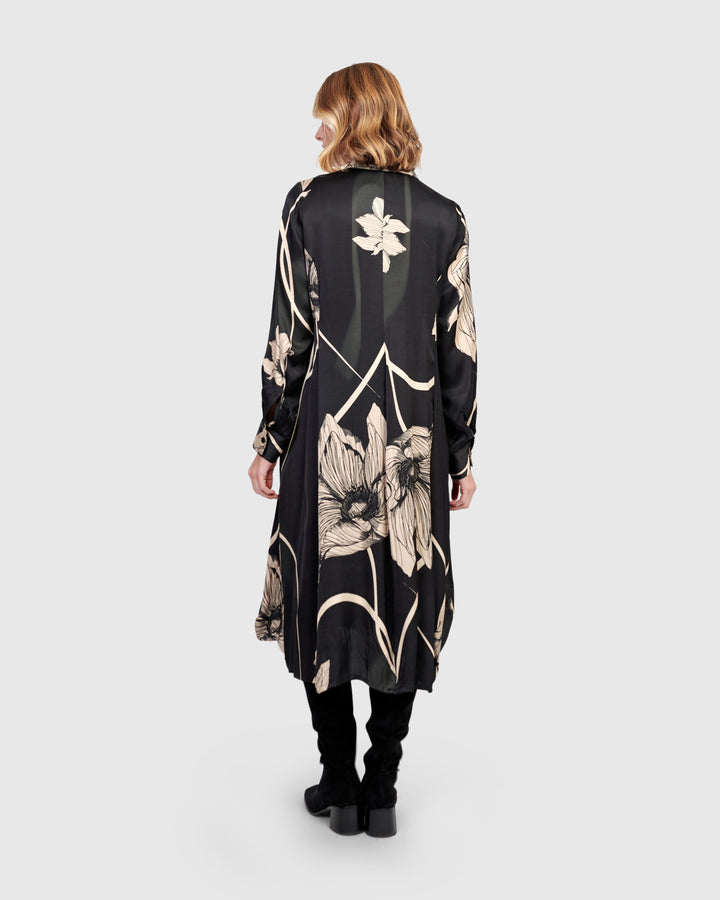 Filigree Babydoll Shirtdress, Mix