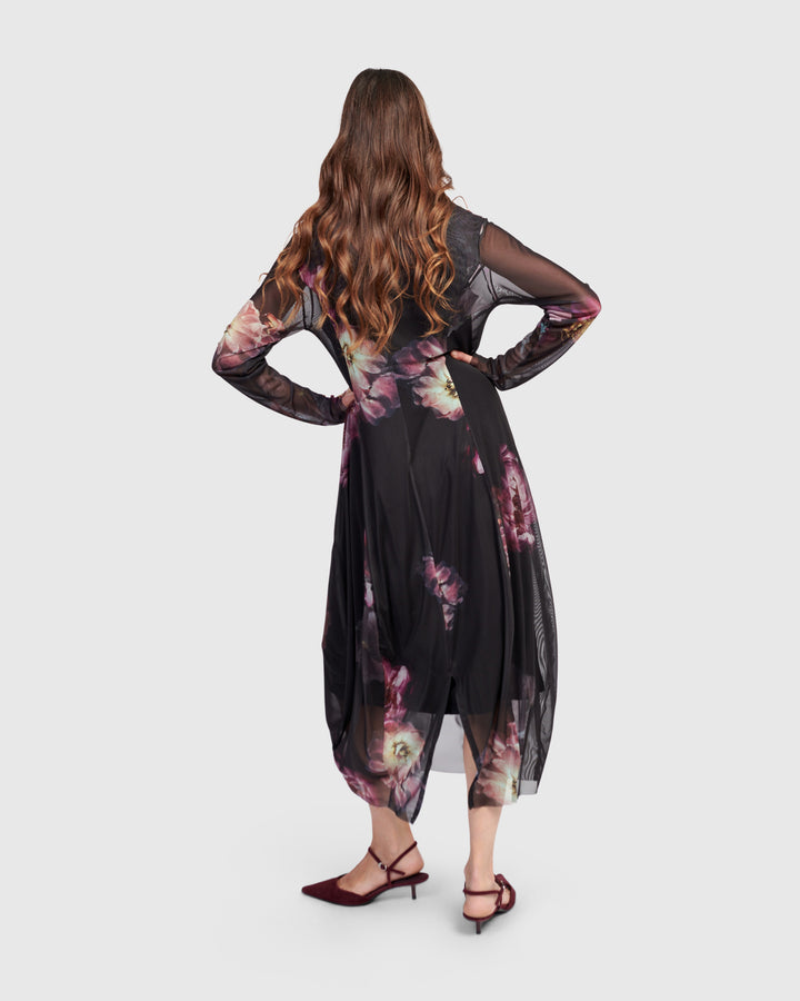 Whitney Cocoon Dress, Bloom
