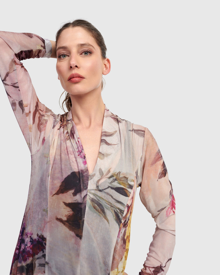 Ella Cocoon Dress, Floral