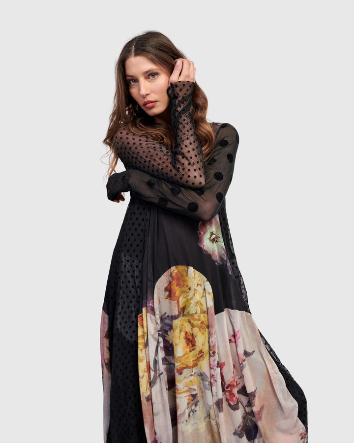 Chaka Crew Cocoon Dress, Mix