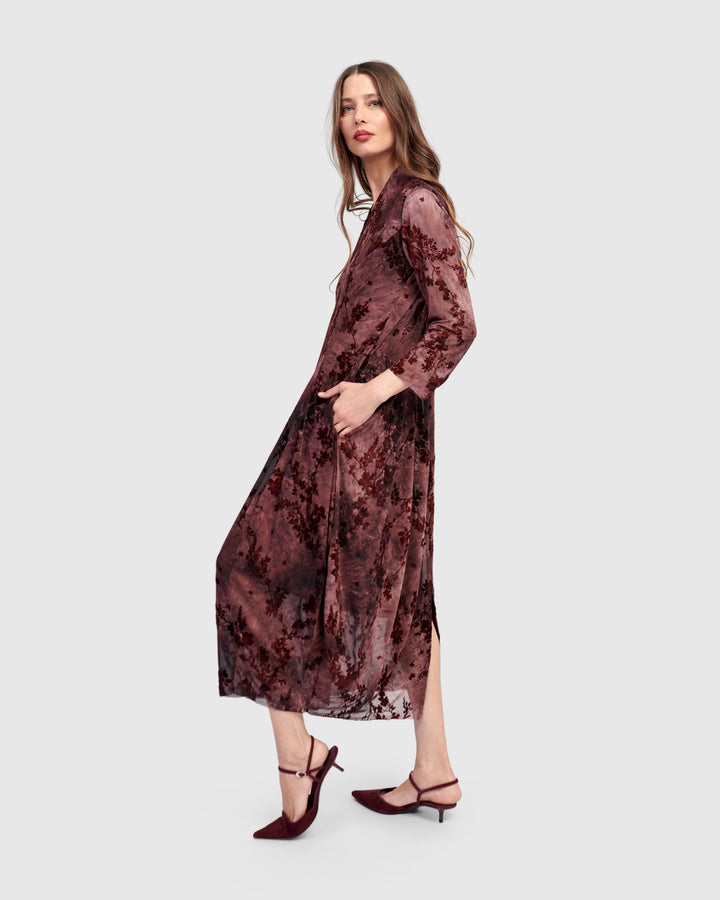 Barbra Cocoon Dress, Wine