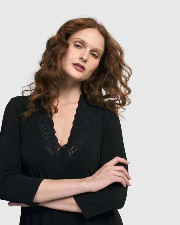 Villanelle Cocoon Dress, Black