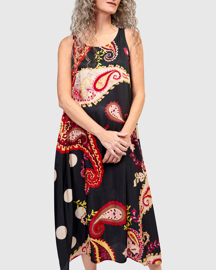 Speakeasy Sleeveless Dress, Fiesta