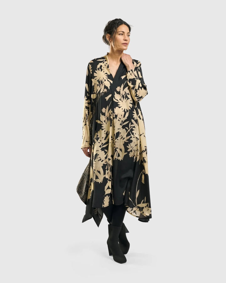 Gaia A-Line Trapeze Dress, Floral