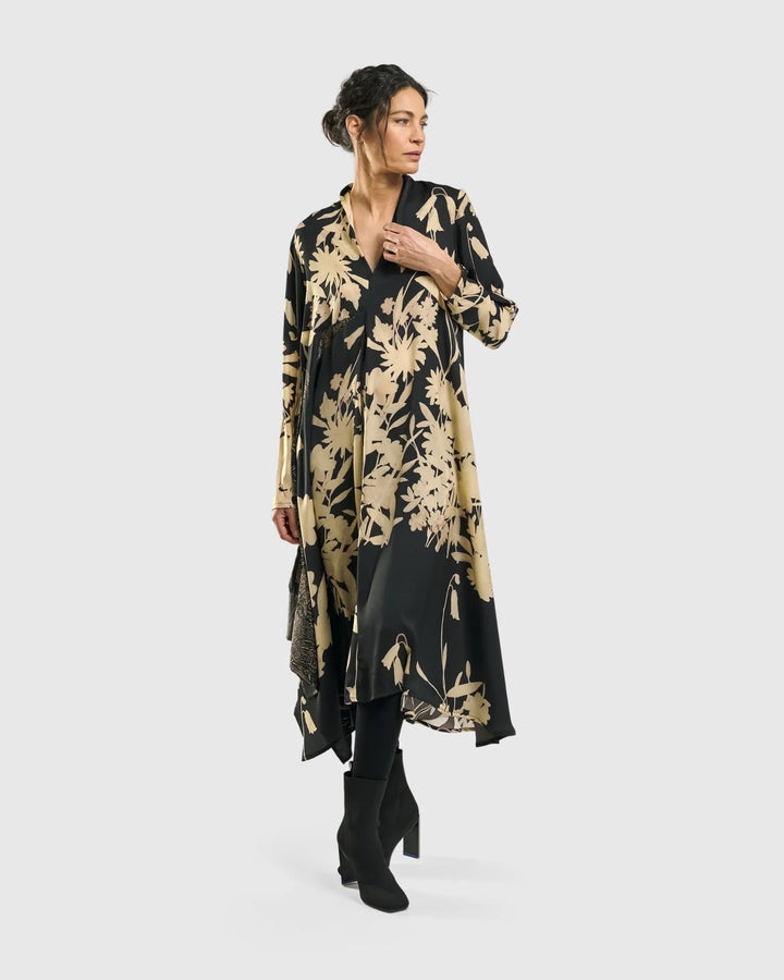 Gaia A-Line Trapeze Dress, Floral