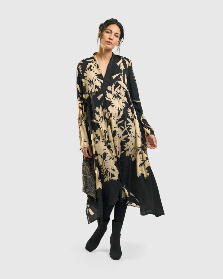 Gaia A-Line Trapeze Dress, Floral