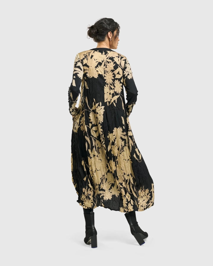 Rosemary Crinkle Tie Dress, Floral
